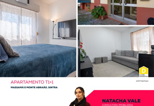 Apartamento T1+1 em Massama, Monte Abraão, Sintra - Venda